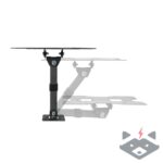 23" - 43" Стойка за телевизор Brateck за монтаж на стена ECO, въртяща LM ECO FULL 23 43 - Image 5