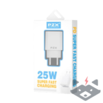 Fast Charge 25W + кабел Type C - 220V Зарядно Type C PZX P51 - Image 6