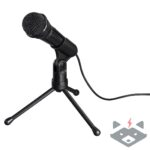Микрофон Hama MIC-P35 Allround, трипод, 2.5m кабел /черен/