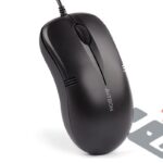Мишка A4TECH OP-560NU, черна - Безшумна кабелна мишка
