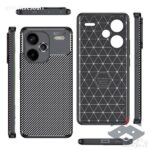 Xiaomi Redmi Note 13 PRO Plus 5G калъф CARBON /черен/ - Image 3