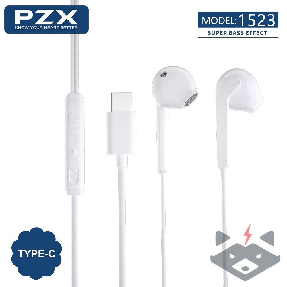 1523 Слушалки с микрофон PZX 1523, Type C - Image 1