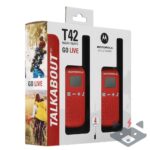 Motorola T42 комплект радиостанции , Уоки-токи, /червен/-2 бр - Image 4