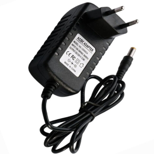 12V – 2A Букса 5,5×2,1 мм | 5,5х2,5 мм – покрива и двата стандарта - зарядно у-ство 220V