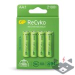 Батерия GP 2100AAHCB-2UEC4-ReCyko