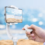 Стабилизатор L08 Gimbal Wireless Selfie Stick /бял/ - Image 5