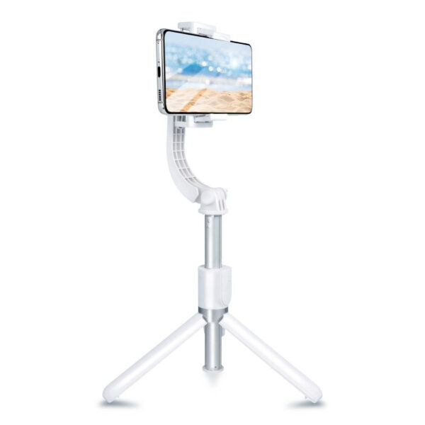 Стабилизатор L08 Gimbal Wireless Selfie Stick /бял/