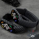 Силиконова каишка за Xiaomi Mi Band 5/ 6/ 7/карбон/ - Image 4