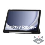 Samsung Galaxy Tab A9+ Plus 11.0 Затваряем Силиконов калъф Tech-Protect SC PEN / с място за писалка /- Черен - Image 2