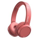 Безжични слушалки с микрофон Philips - TAH4205RD /червени/