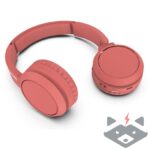 Безжични слушалки с микрофон Philips - TAH4205RD /червени/ - Image 7