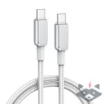 60W-Кабел Type-C – Type-C, XO, 1m, плетен NB-Q250B