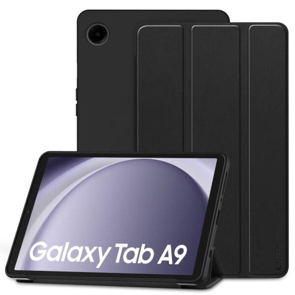 Samsung Galaxy Tab A9 8.7 X110 / X115 Затваряем Силиконов калъф Tech-Protect - Черен