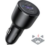 12-24V 69W Зарядно за кола UGREEN CD239, USB, 2xUSB-C, PD (черно) - Image 4
