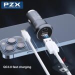 12V Зарядно USB C960/ Quick PD Charge + 38W с кабел Lightning /iPhone/ - Image 3