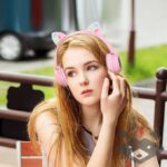 Bluetooth слушалки HOCO W27 котешки уши CAT EAR - Image 4