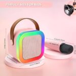 Преносима RGB караоке тонколона K12 с безжичен микрофон - Image 8