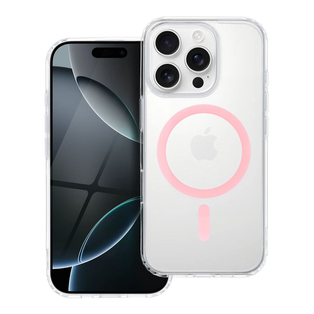 756afbc6b0e7e581e63f90dac439d0f6 iPhone 12/12 Pro MagSafe калъф Drop Glue Colorful Ring Mag Cover /розов/ - Image 1