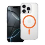 iPhone 11 MagSafe калъф Drop Glue Colorful Ring Mag Cover /оранжев/