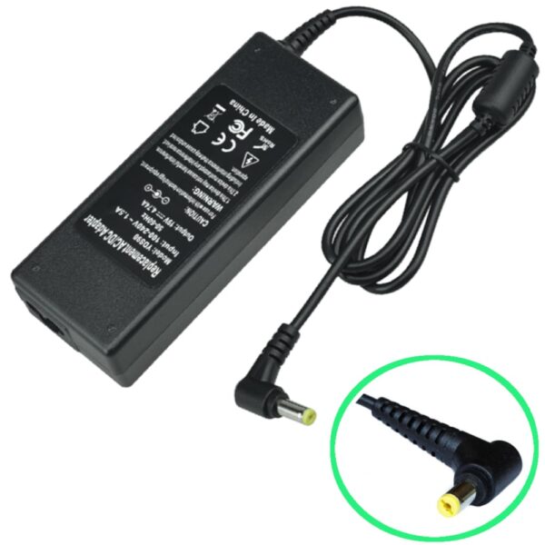 Зарядно за лаптоп ACER 220V-90W /19V 5.5mm X 1.7mm.