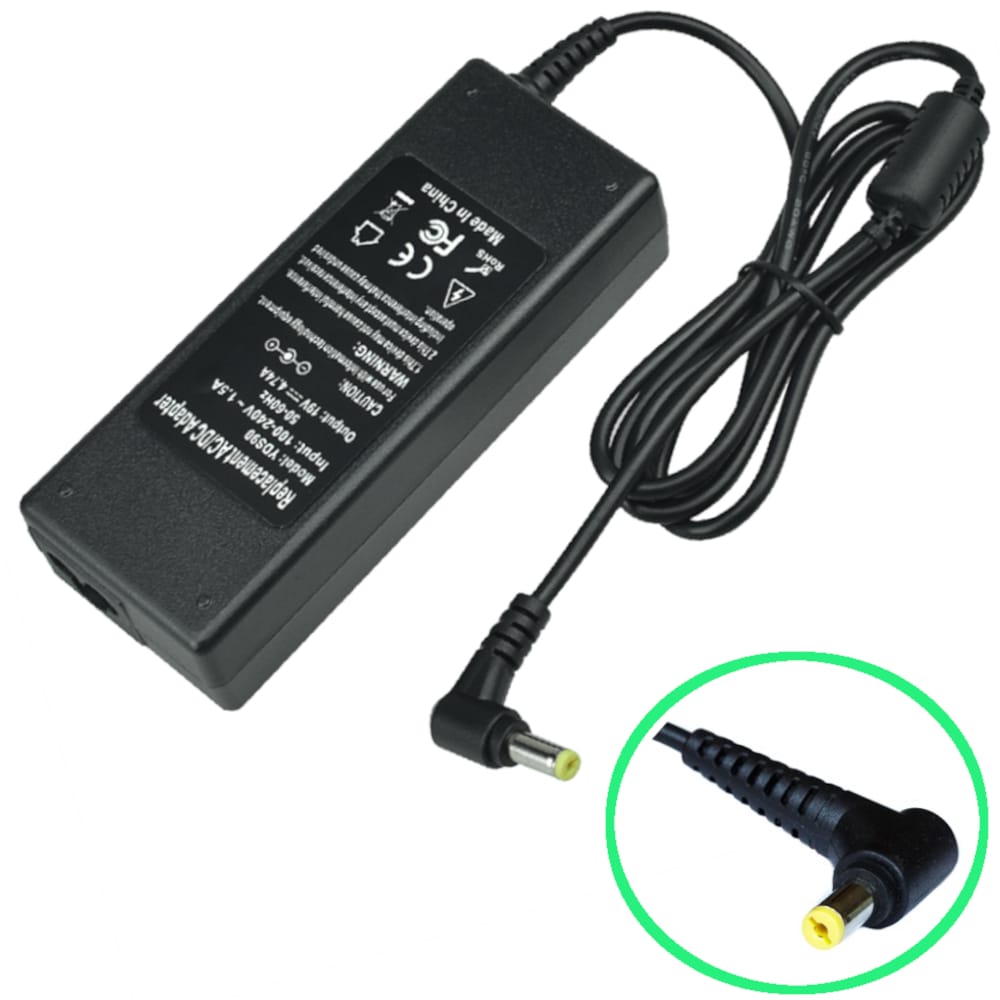 Acer Зарядно за лаптоп ACER 220V-90W /19V 5.5mm X 1.7mm. - Image 1