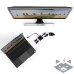 USB хъб HAMA-200121, 4 портов, USB 2.0, 480 Mbit/s,/черен/ - Image 3