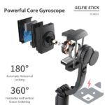 Стабилизатор L08 Gimbal Wireless Selfie Stick /бял/ - Image 9