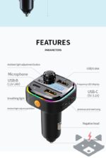 FM трансмитер Bluetooth C26 - Image 4