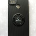 Xiaomi RedMi 9C Калъф Silicone Magnet Ring /черен/