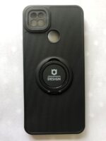 Xiaomi RedMi 9C Калъф Silicone Magnet Ring /черен/