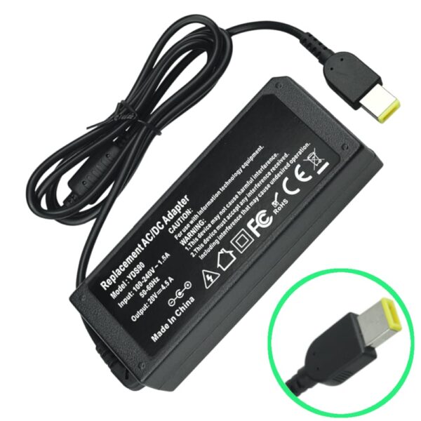 Зарядно за лаптоп Lenovo.220V-90W/20V Square.