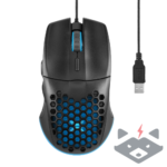 NOXO Blaze ГЕЙМЪРСКА МИШКА оптична (3200 dpi), 6 бутона, USB, подсветка /черна/