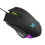 Мишка Noxo SOULKEEPER, оптична, 6400 dpi, USB, черна, 7 бутона, сензор Sunplus 6651 RGB - Image 2