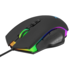 Мишка Noxo SOULKEEPER, оптична, 6400 dpi, USB, черна, 7 бутона, сензор Sunplus 6651 RGB - Image 4