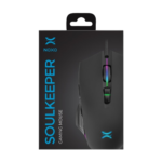 Мишка Noxo SOULKEEPER, оптична, 6400 dpi, USB, черна, 7 бутона, сензор Sunplus 6651 RGB - Image 5