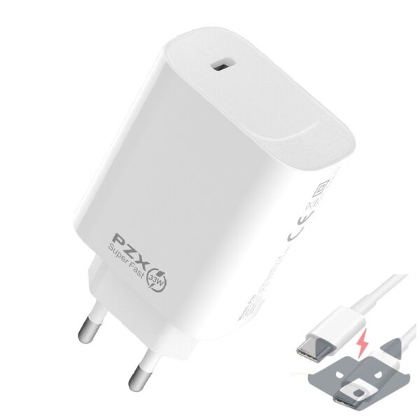 33W 220V Зарядно USB PZX P53 PD Charge - кабел Type C – Type C