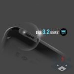 512GB Външен SSD Silicon Power PC60 USB 3.2 Gen2 Type-C /черен/ - Image 4