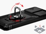 Realme C31 калъф Ring Armor /черен/ - Image 2
