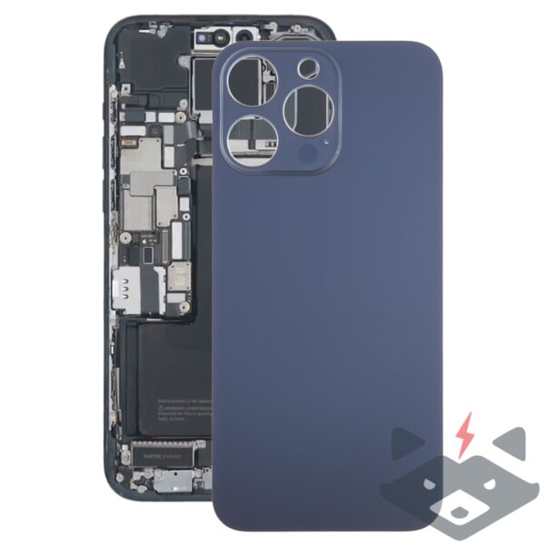 iPhone 15 Pro Капак батерия / Задно стъкло /Blue - син/