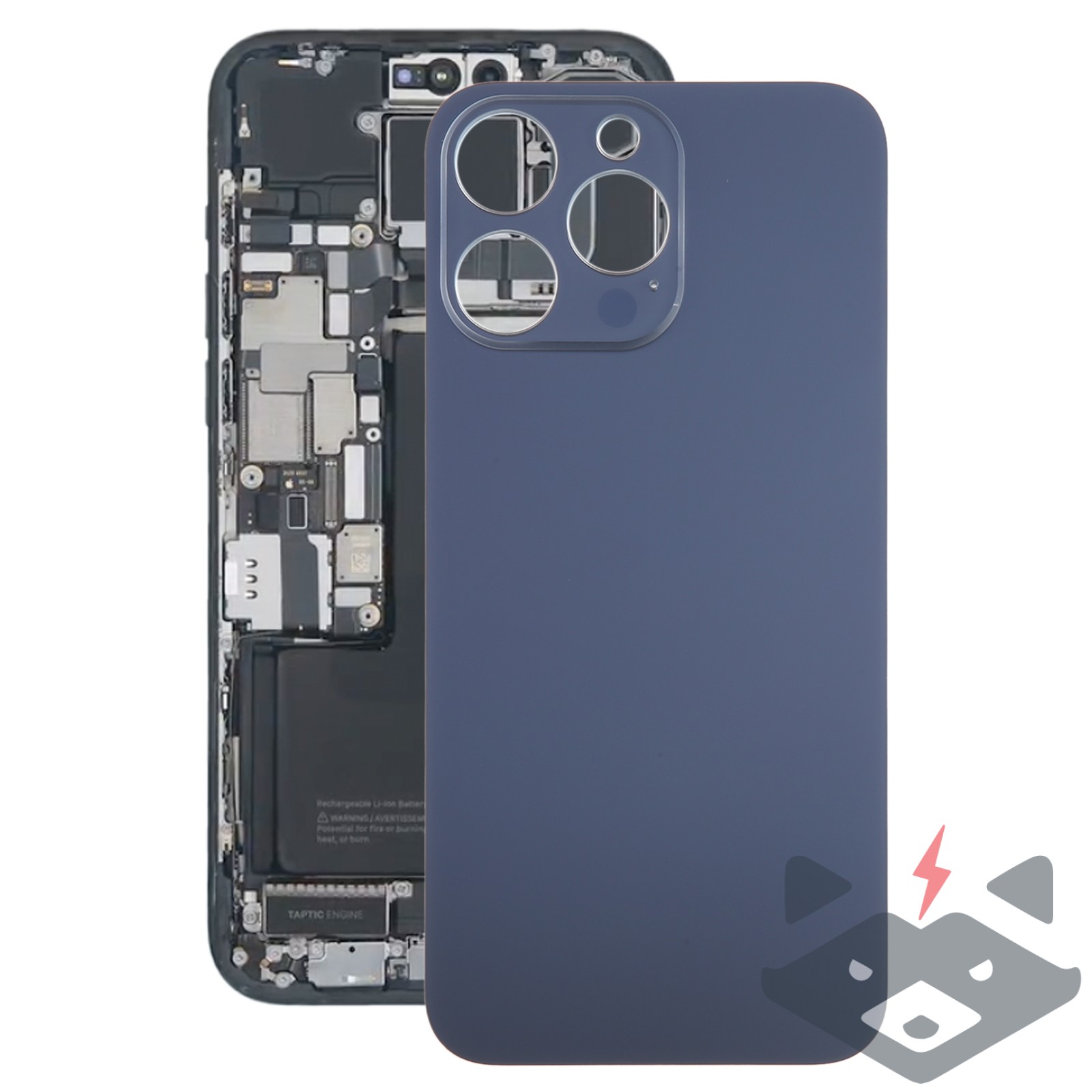 VENSFON-15PRO-4 iPhone 15 Pro Капак батерия / Задно стъкло /Blue - син/ - Image 1