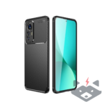 Xiaomi 12 Lite Калъф Business CARBON /черен/