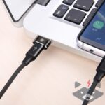 Преходник от USB към USB-C, 3A, BASEUS Mini (CAAOTG-01) /черен/ - Image 5