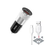 12V-24V Зарядно устройство PZX C902 + кабел Type C, 3.1А