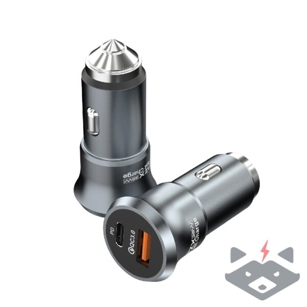 12V-24V Зарядно USB C960 PD Quick Charge 38W- /без кабел комплекта/