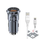 12V Зарядно USB C960/ Quick PD Charge + 38W с кабел Lightning /iPhone/ - Image 2
