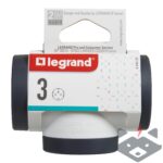LEGRAND 694520 Адаптер 3х ШУКО Т-ОБРАЗЕН - /БЯЛ-СИВ/ - Image 5