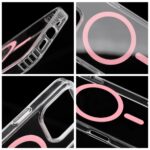 iPhone 12/12 Pro MagSafe калъф Drop Glue Colorful Ring Mag Cover /розов/ - Image 2
