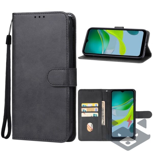Samsung A15 хоризонтално отварящ кожен калъф Tpu