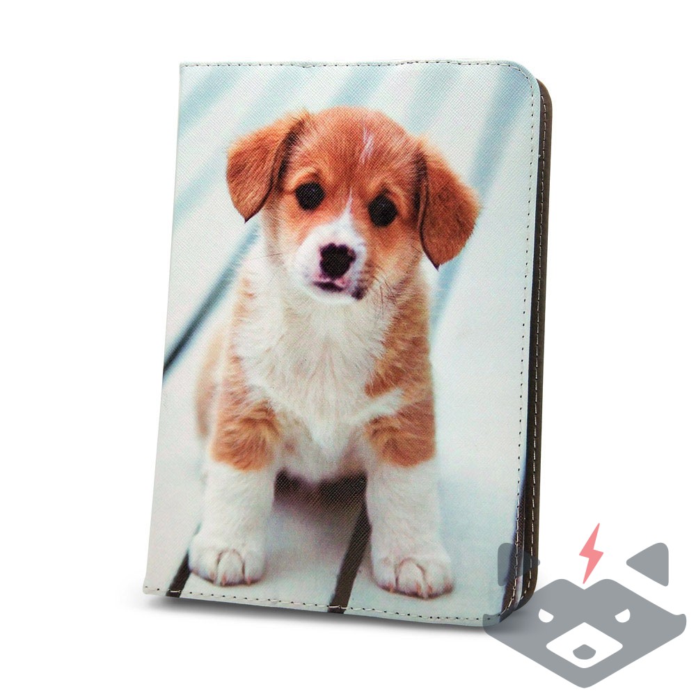 kalaf-za-tablet-fashion-universalen-9-10-incha-mnogotsveten-kuchentse11373-0-1000x1000-1 Калъф таблет Fashion 9/10 инча универсален /Кученце/ - Image 1