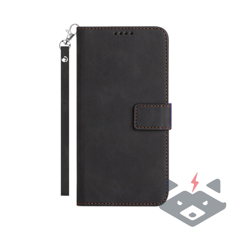 leather-wallet-black-01 Realme C55 Калъф Exclusive Wallet /черен/ - Image 1
